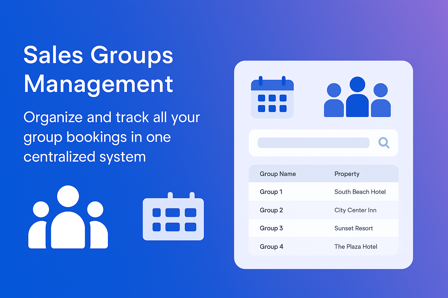 Sales Groups Management